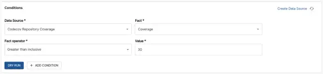 Check Condition section fields