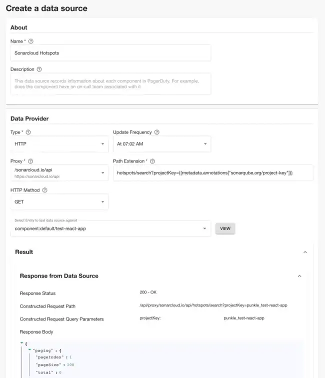 Edit Hotspots Data Source