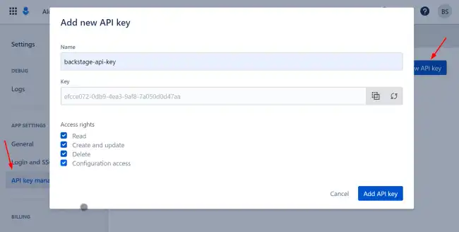 Create an OpsGenie API key